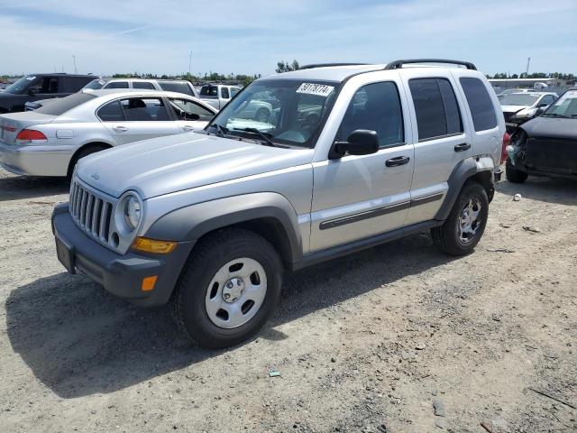 1J4GK48K36W275061 - 2006 JEEP LIBERTY SPORT SILVER photo 1