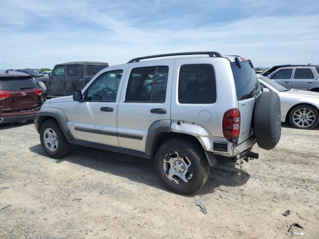 1J4GK48K36W275061 - 2006 JEEP LIBERTY SPORT SILVER photo 2