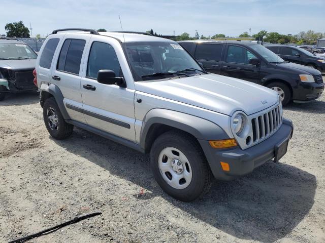 1J4GK48K36W275061 - 2006 JEEP LIBERTY SPORT SILVER photo 4