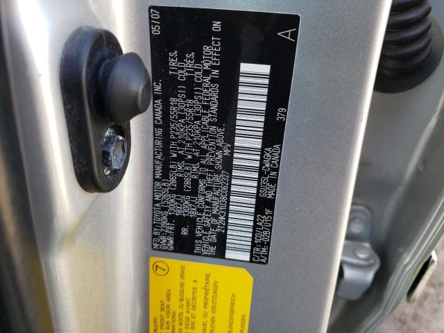 2T2HK31U38C062327 - 2008 LEXUS RX 350 SILVER photo 12