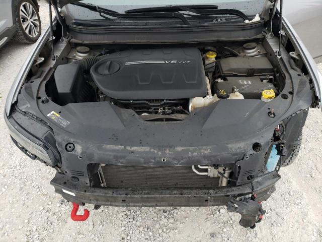 1C4PJMBX9KD347075 - 2019 JEEP CHEROKEE TRAILHAWK ნაცრისფერი ფოტო 12