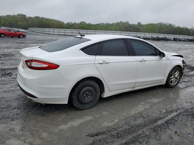 3FA6P0H72DR105125 - 2013 FORD FUSION SE WHITE photo 3