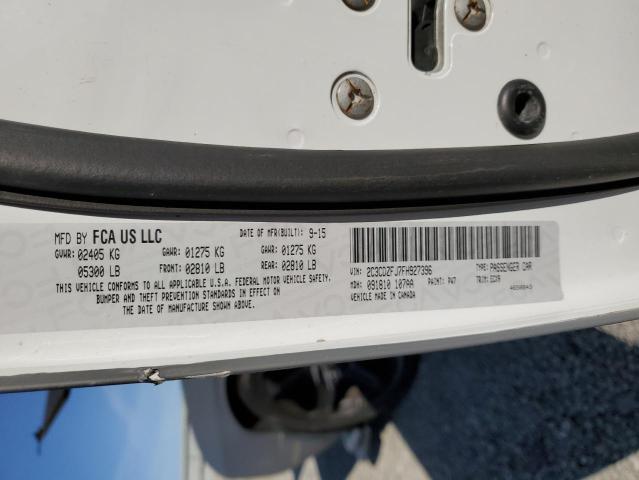 2C3CDZFJ7FH927396 - 2015 DODGE CHALLENGER R/T SCAT PACK SILVER photo 12