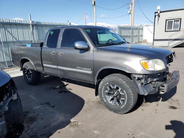 5TBRN34104S438963 - 2004 TOYOTA TUNDRA ACCESS CAB SR5 GRAY photo 4