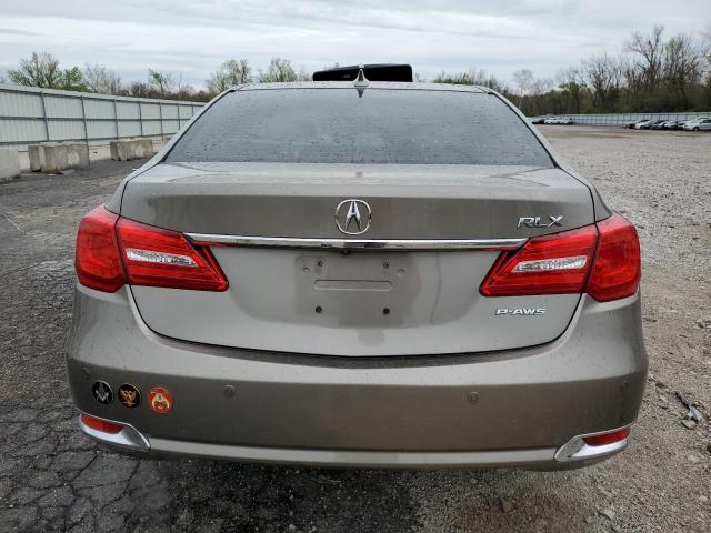JH4KC1F99GC000078 - 2016 ACURA RLX ADVANCE TAN photo 6