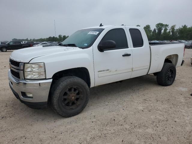 1GC2KXCG9DZ375195 - 2013 CHEVROLET SILVERADO K2500 HEAVY DUTY LT WHITE photo 1