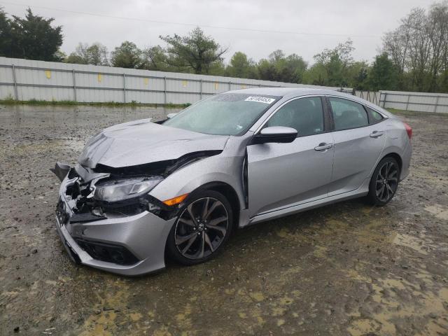 2HGFC2F82LH538579 - 2020 HONDA CIVIC SPORT 银色 照片 1