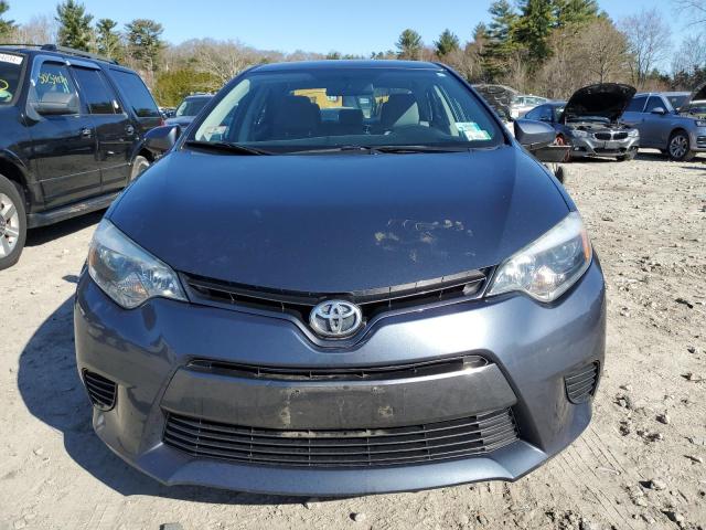 2T1BURHE8FC310512 - 2015 TOYOTA COROLLA L GRAY photo 5