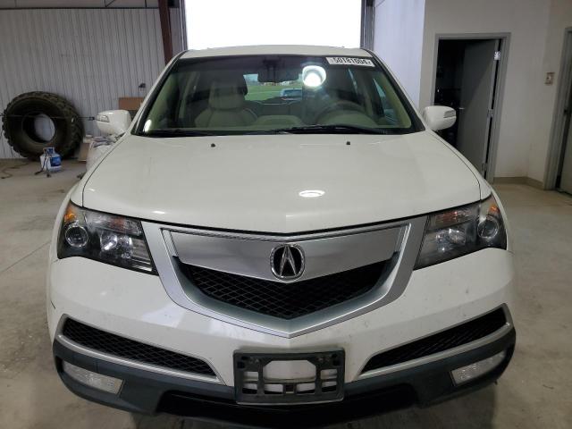 2HNYD2H35DH523513 - 2013 ACURA MDX TECHNOLOGY WHITE photo 5