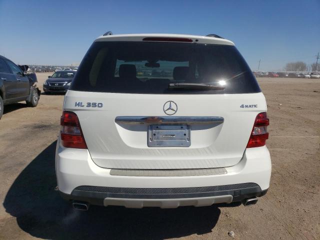 4JGBB86E28A333256 - 2008 MERCEDES-BENZ ML 350 WHITE photo 6