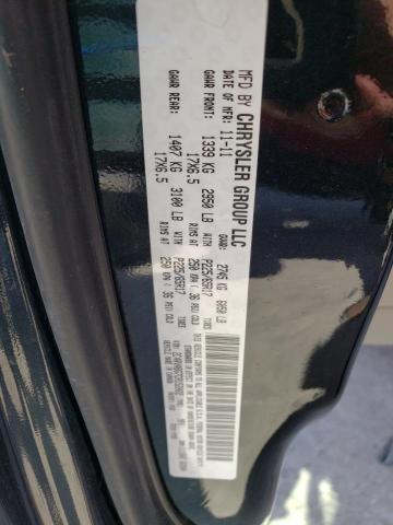 2C4RVABG7CR152022 - 2012 VOLKSWAGEN ROUTAN SE BLACK photo 13