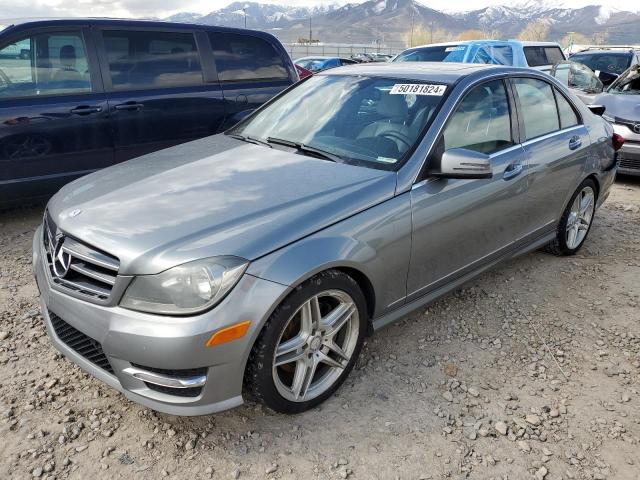 WDDGF8AB8EG178772 - 2014 MERCEDES-BENZ C 300 4MATIC GRAY photo 1