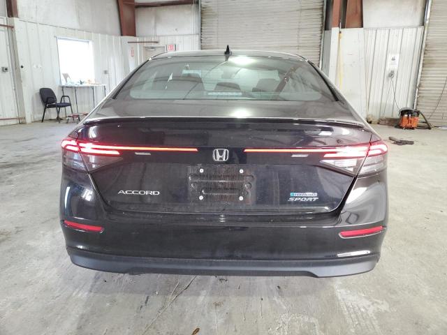 1HGCY2F53RA021101 - 2024 HONDA ACCORD HYBRID SPORT BLACK photo 6