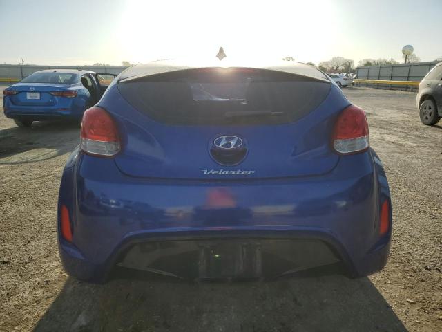 KMHTC6AD4DU144914 - 2013 HYUNDAI VELOSTER BLUE photo 6