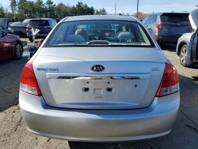 KNAFE222795604874 - 2009 KIA SPECTRA EX SILVER photo 6