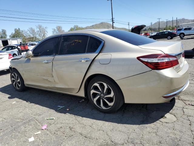 1HGCR3F82HA021246 - 2017 HONDA ACCORD EXL GOLD photo 2