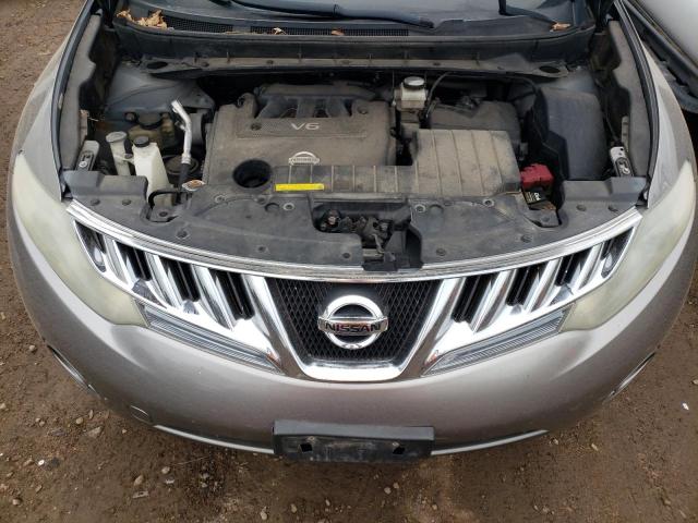 JN8AZ18W49W203559 - 2009 NISSAN MURANO S GRAY photo 11