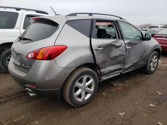 JN8AZ18W49W203559 - 2009 NISSAN MURANO S GRAY photo 3