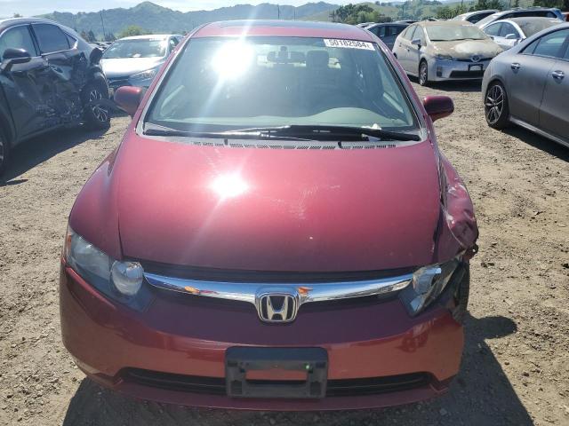 1HGFA16816L095445 - 2006 HONDA CIVIC EX RED photo 5