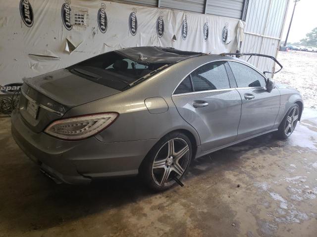 WDDLJ7EB3DA076976 - 2013 MERCEDES-BENZ CLS 63 AMG SILVER photo 3