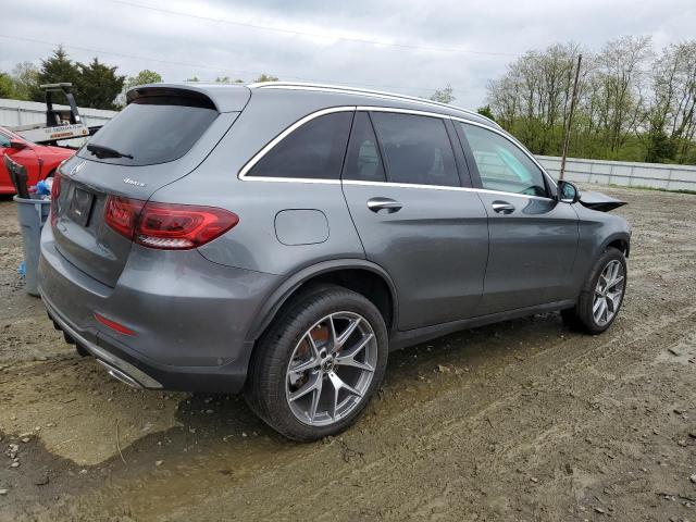 WDC0G8EB7LF694217 - 2020 MERCEDES-BENZ GLC 300 4MATIC CHARCOAL photo 3