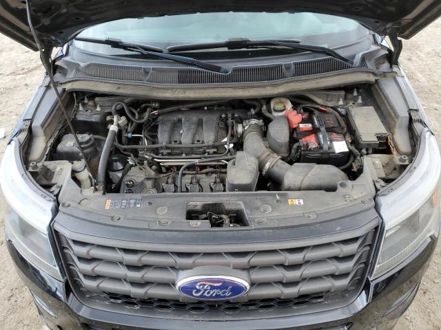 1FM5K8AR8HGA17557 - 2017 FORD EXPLORER POLICE INTERCEPTOR BLACK photo 12