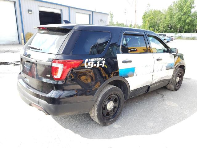1FM5K8AR8HGA17557 - 2017 FORD EXPLORER POLICE INTERCEPTOR BLACK photo 3