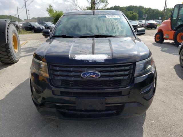 1FM5K8AR8HGA17557 - 2017 FORD EXPLORER POLICE INTERCEPTOR BLACK photo 5