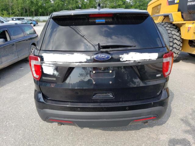 1FM5K8AR8HGA17557 - 2017 FORD EXPLORER POLICE INTERCEPTOR BLACK photo 6