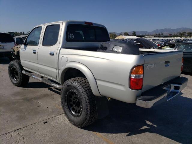 5TEGN92N33Z286119 - 2003 TOYOTA TACOMA DOUBLE CAB PRERUNNER SILVER photo 2