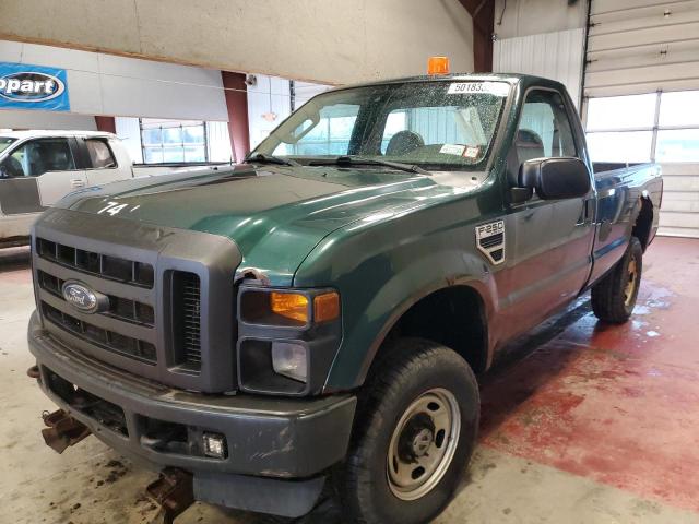 1FTNF21578EE57400 - 2008 FORD F250 SUPER DUTY GREEN photo 1