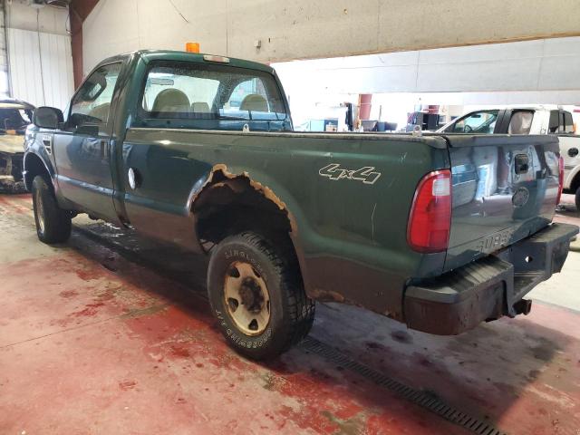 1FTNF21578EE57400 - 2008 FORD F250 SUPER DUTY GREEN photo 2