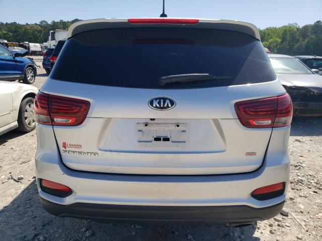 5XYPG4A36KG586016 - 2019 KIA SORENTO L SILVER photo 6