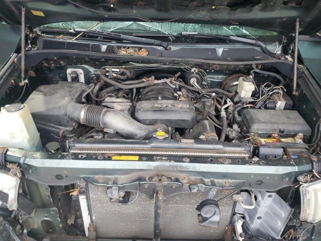 5TFBT54177X002605 - 2007 TOYOTA TUNDRA DOUBLE CAB SR5 GREEN photo 11