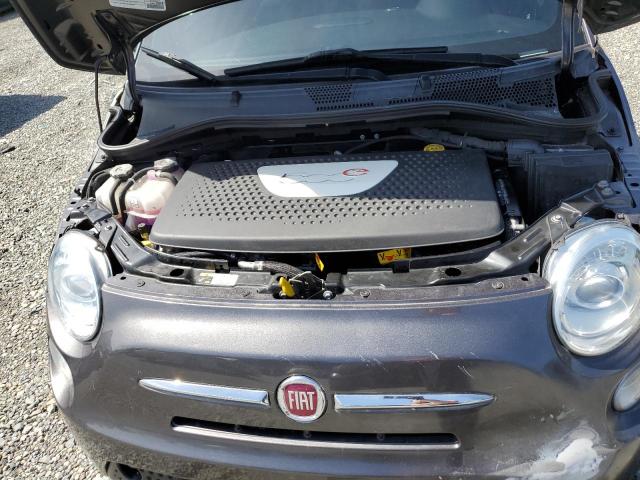 3C3CFFGEXFT726027 - 2015 FIAT 500 ELECTRIC GRAY photo 11