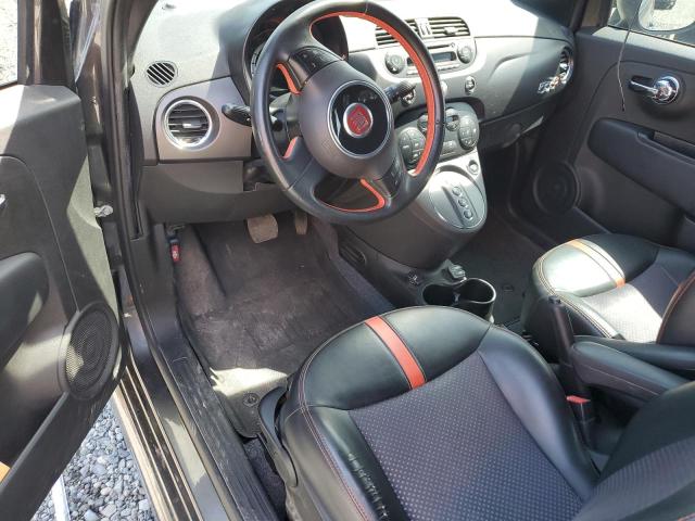 3C3CFFGEXFT726027 - 2015 FIAT 500 ELECTRIC GRAY photo 8