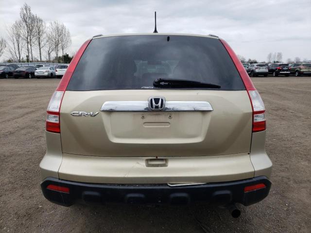 5J6RE48748L806817 - 2008 HONDA CR-V EXL BEIGE photo 6