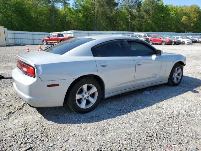 2C3CDXBG1CH112279 - 2012 DODGE CHARGER SE SILVER photo 3