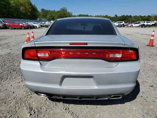 2C3CDXBG1CH112279 - 2012 DODGE CHARGER SE SILVER photo 6