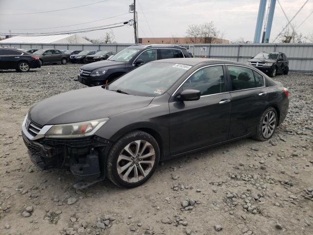 1HGCR2F54DA233902 - 2013 HONDA ACCORD SPORT GRAY photo 1