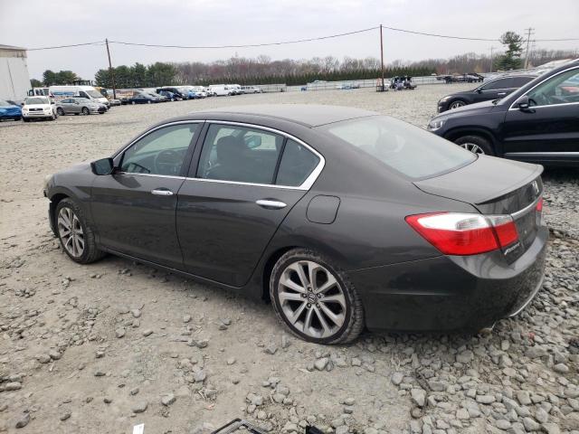 1HGCR2F54DA233902 - 2013 HONDA ACCORD SPORT GRAY photo 2