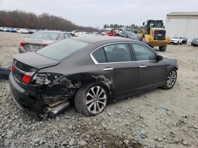 1HGCR2F54DA233902 - 2013 HONDA ACCORD SPORT GRAY photo 3