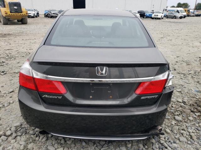 1HGCR2F54DA233902 - 2013 HONDA ACCORD SPORT GRAY photo 6