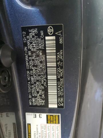 JTKJF5C76D3060385 - 2013 TOYOTA SCION TC 灰色 照片 12