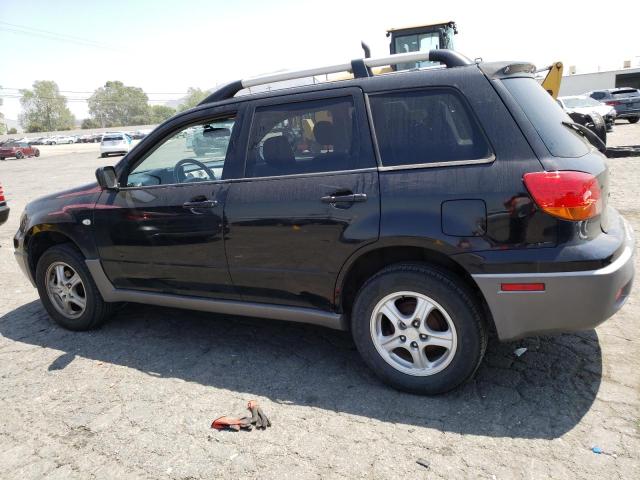 JA4LX31G63U033257 - 2003 MITSUBISHI OUTLANDER LS BLACK photo 2