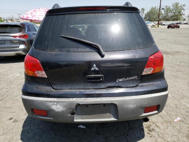 JA4LX31G63U033257 - 2003 MITSUBISHI OUTLANDER LS BLACK photo 6