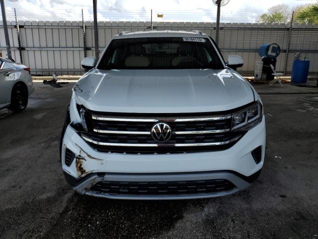 1V2WC2CA1MC228643 - 2021 VOLKSWAGEN ATLAS CROS SE WHITE photo 5