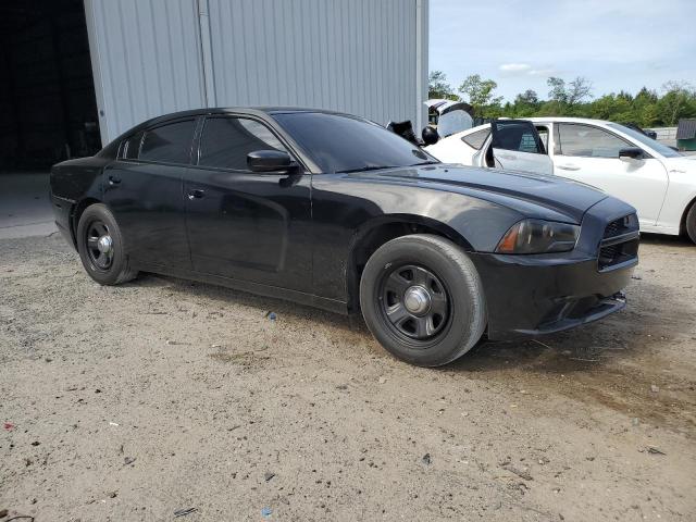 2C3CDXAT6CH278537 - 2012 DODGE CHARGER POLICE BLACK photo 4