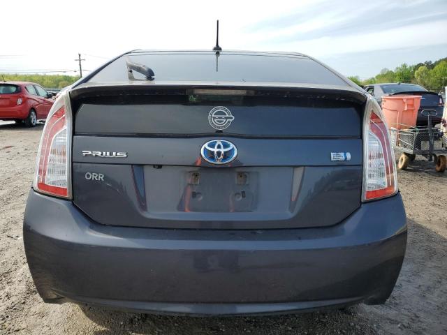 JTDKN3DU5D5673707 - 2013 TOYOTA PRIUS CHARCOAL photo 6