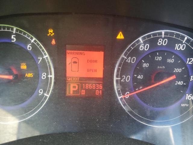 JNKAJ09E38M300246 - 2008 INFINITI EX35 BASE Սև լուսանկար 9